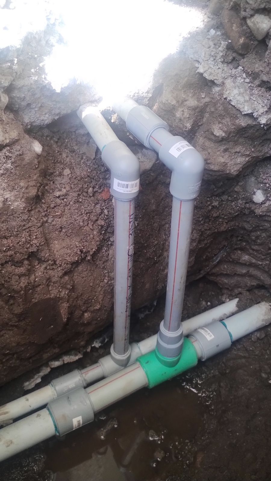 Instalación sanitaria residencial